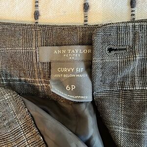 Ann Taylor Plaid Trousers